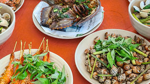 Tiệc hải sản tại Mangrove Hotel - Bùng vị ẩm thực đậm đà Cần Giờ