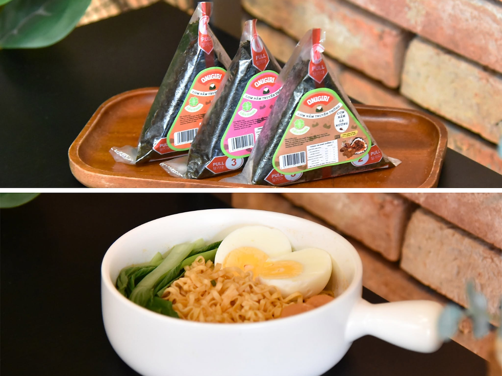 Combo cơm nắm & mì trộn tại Mangrove: Bữa trưa gọn nhẹ, năng động và đủ đầy!