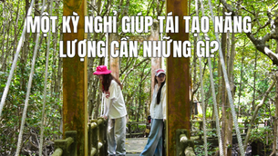 Một kỳ nghỉ giúp tái tạo năng lượng cần những gì?