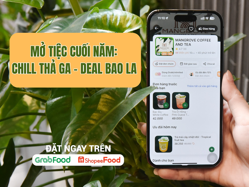 Mở tiệc thong thả – Đặt Mangrove ngay trên điện thoại