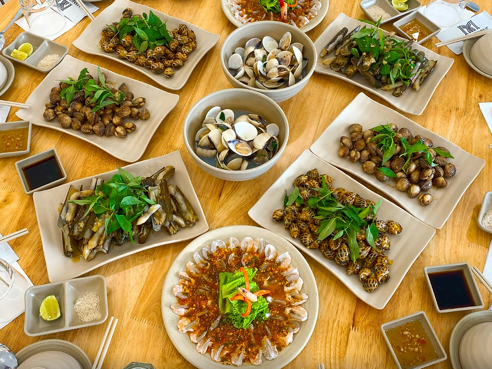 Điểm cộng lớn: Nhà hàng tại Cần Giờ đảm bảo nguồn nguyên liệu tươi sống và hải sản lấy trực tiếp từ biển.