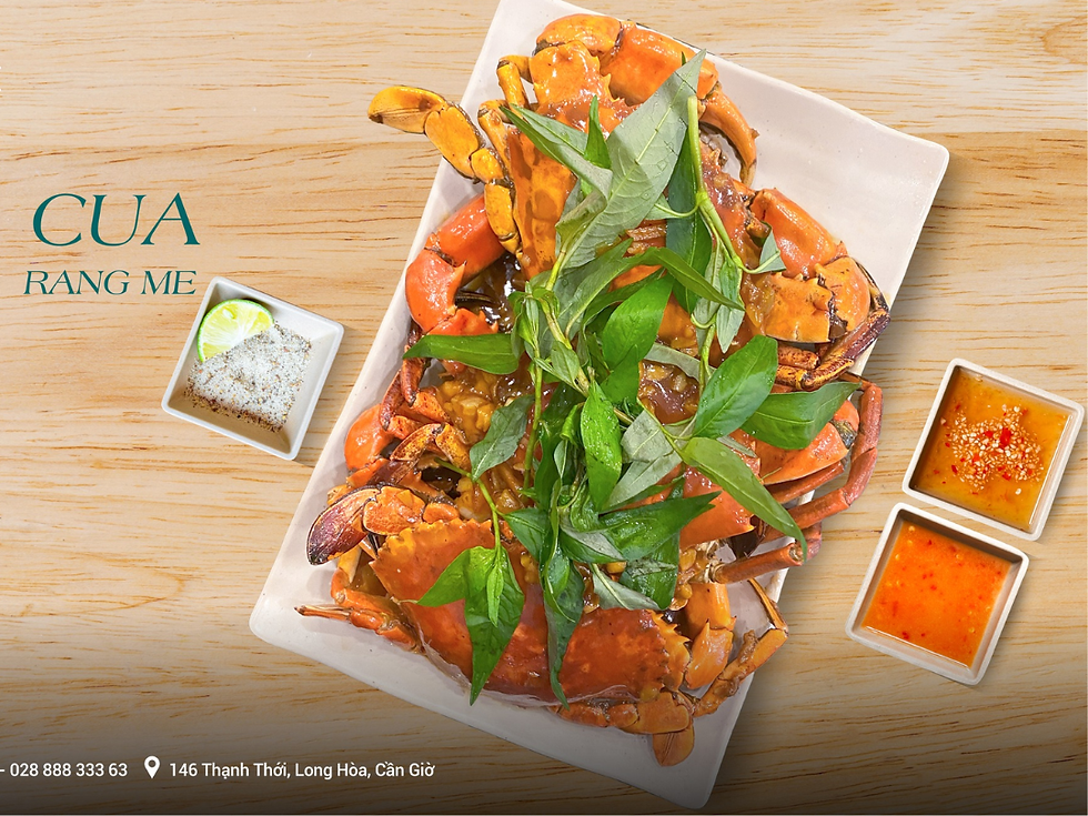 Cua rang me: Vị chua ngọt đậm đà, bùng nổ hương vị!