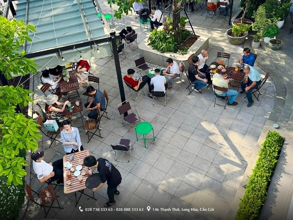 Bữa sáng xanh mát tại Sảnh Cà phê Mangrove.