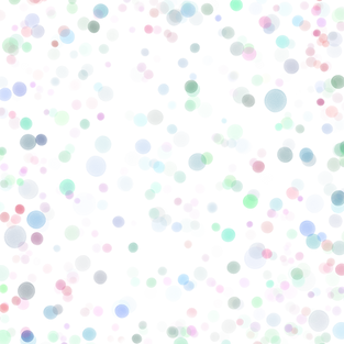 Spots pastel transparent