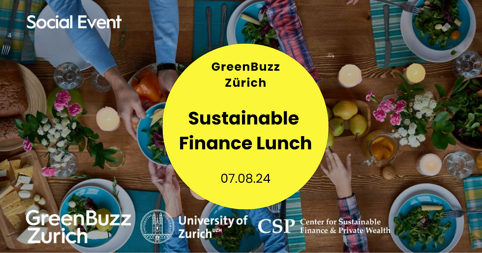Social Event: GreenBite, A Sustainable Finance Lunch