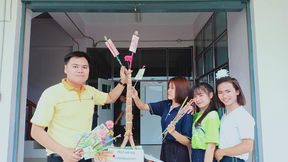 เตรียมการแห่เทียนพรรษา