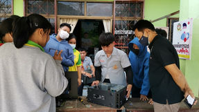 กิจกรรมอาชีวะคนพันธุ์R ภาระกิจ ซ่อม ห้องปฎิบัติการคอมพิวเตอร์ รร.บ้านแม่คำ(ประชานุเคราะห์)