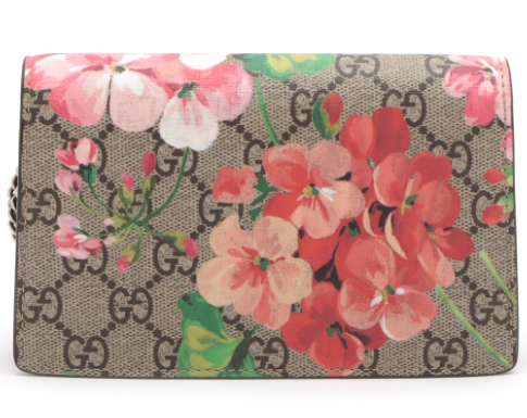 Thumbnail: Gucci GG Supreme Monogram Blooms Super Mini Dionysus Shoulder Bag Beige