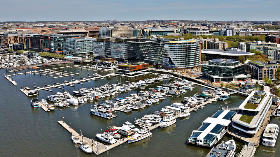 Floating community concept art