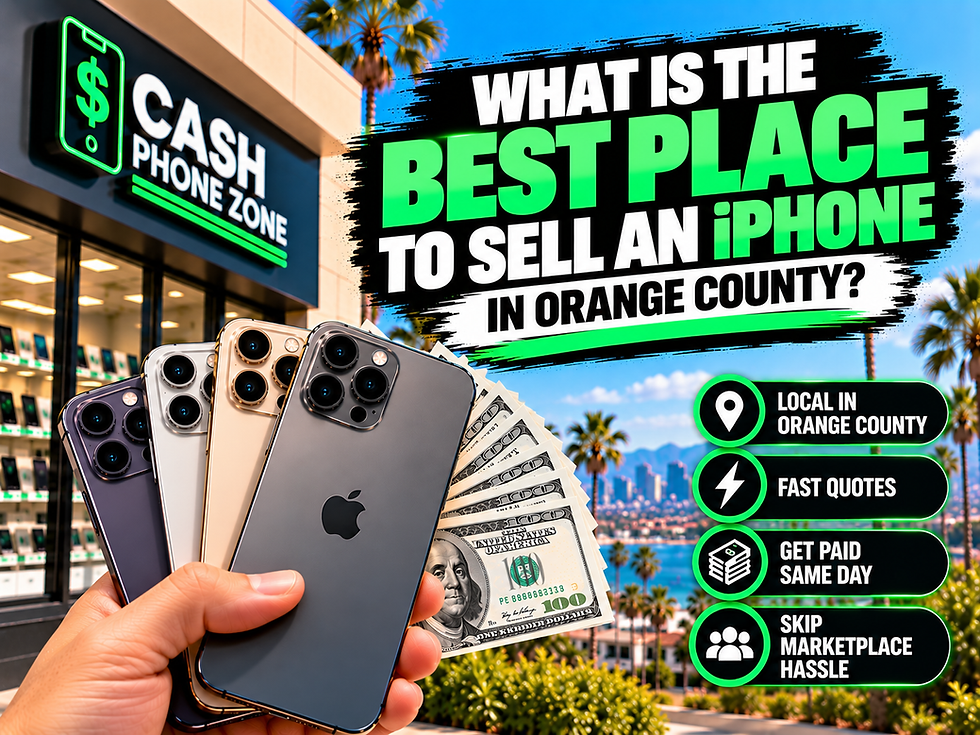 #1 Best Place to Sell an iPhone in Orange County
