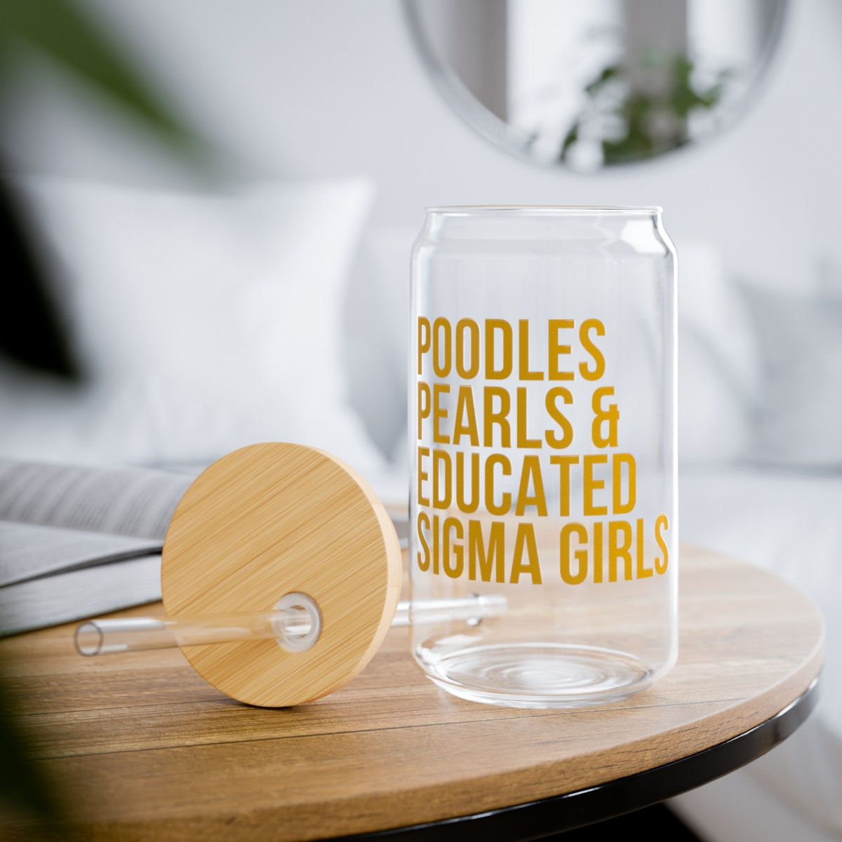 Poodles, Pearls and Educated Sipper Tumbler