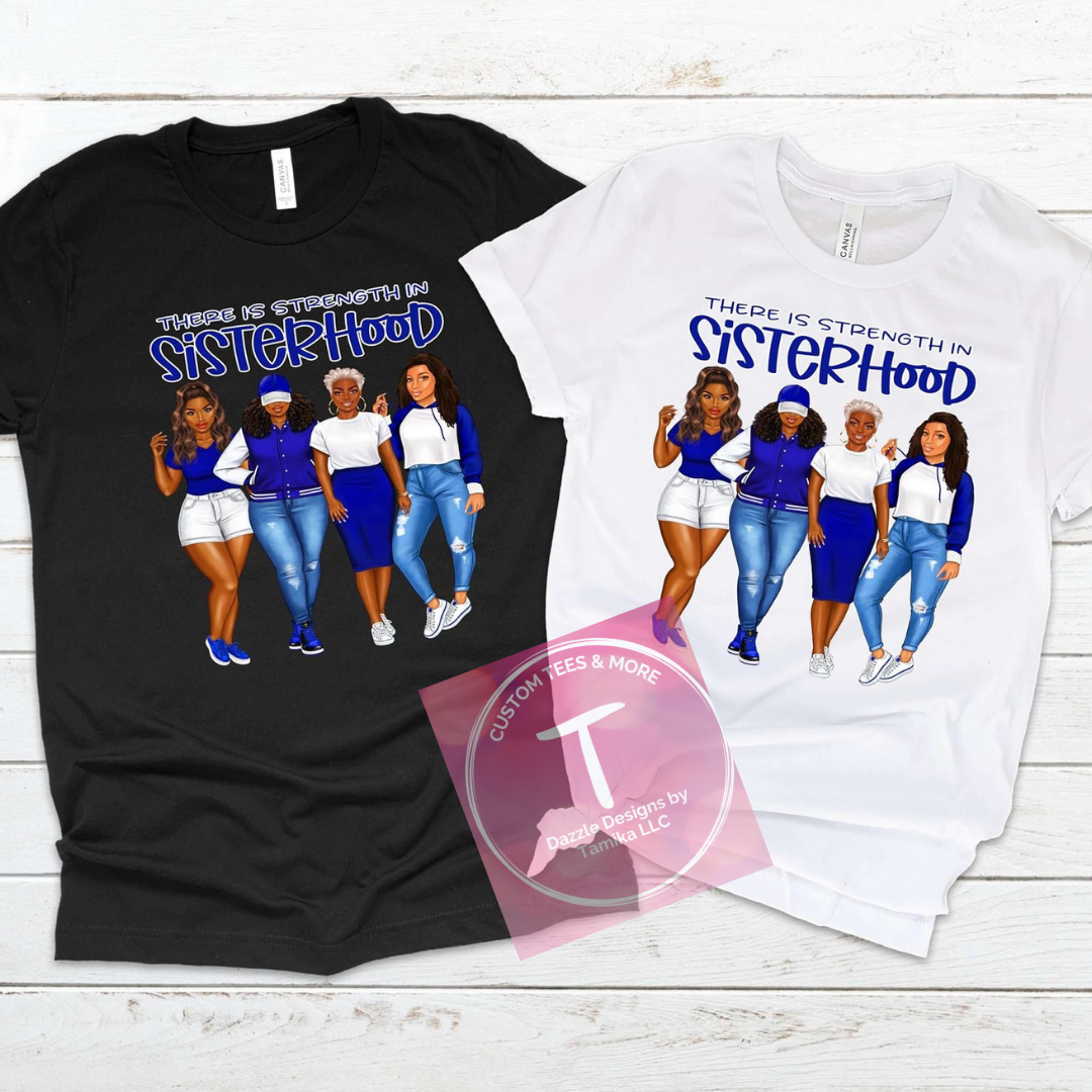 Sisterhood Blue Tee