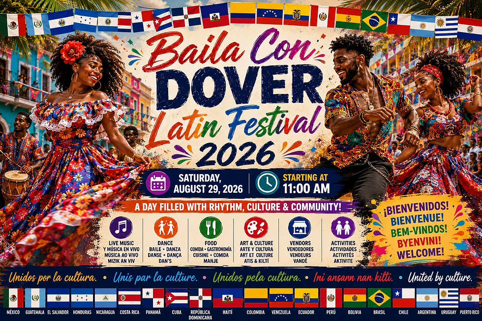 Baila Con Dover Latin Festival 2026,
