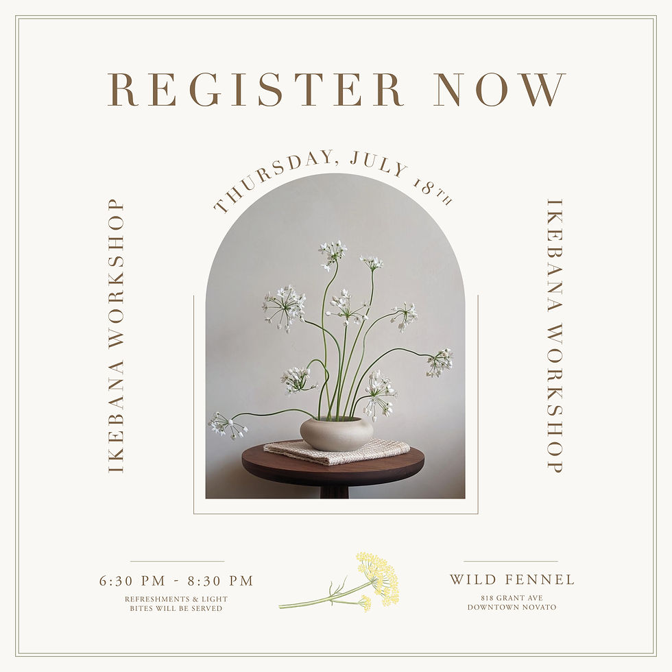 Ikebana Workshop at Wild Fennel