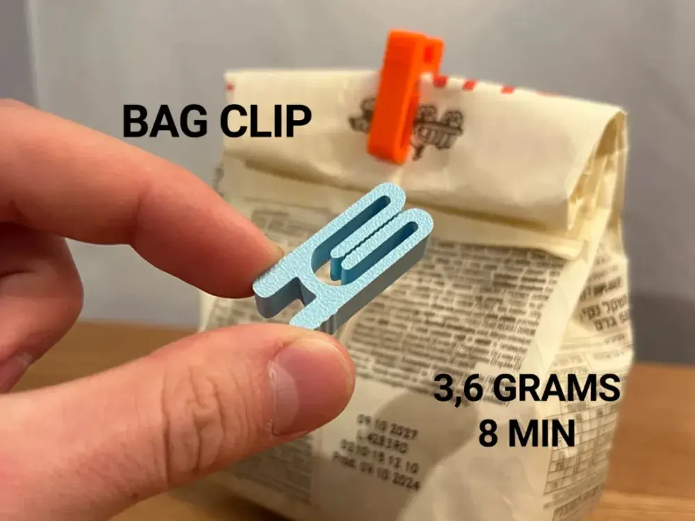 4 Pack Mini Bag Sealing Clips Reusable Kitchen Snack Closures Black