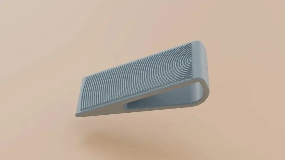Door Stop Wedge Minimalist Black – Rubber-Free Non-Scratch Door Stopper