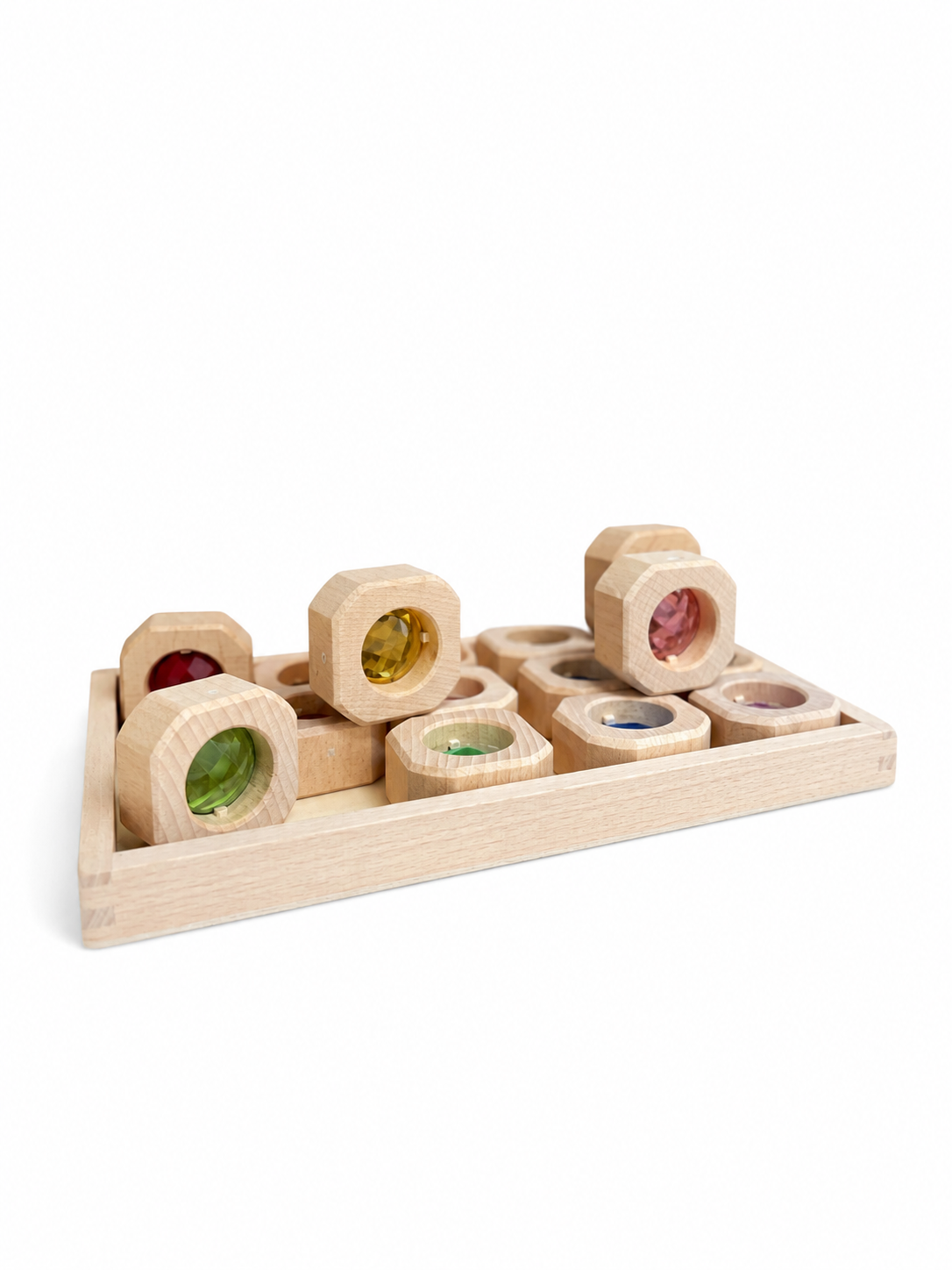 Wooden Gem Block Set