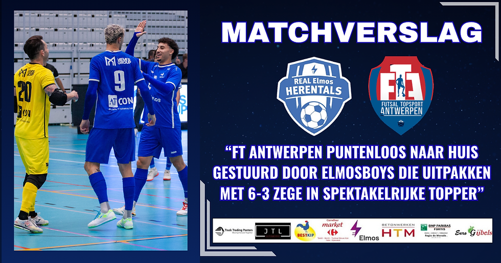 Feest in Herentals: Real Elmos legt Antwerpenaren over knie en blijft ongeslagen