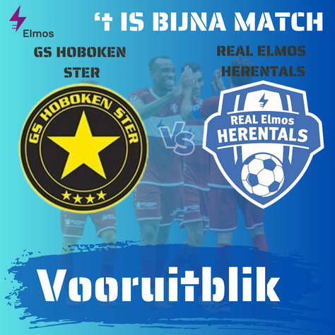 REAL ELMOS HERENTALS gaat vrijdagavond op zoek naar belangrijke punten bij GS HOBOKEN STER