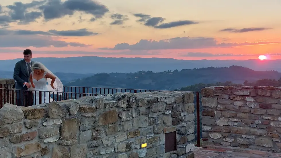 Luxury wedding atmosphere in Italy for international couples