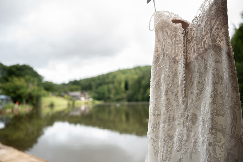 Canada Lodge, Cardiff, Wedding Dress Shot
