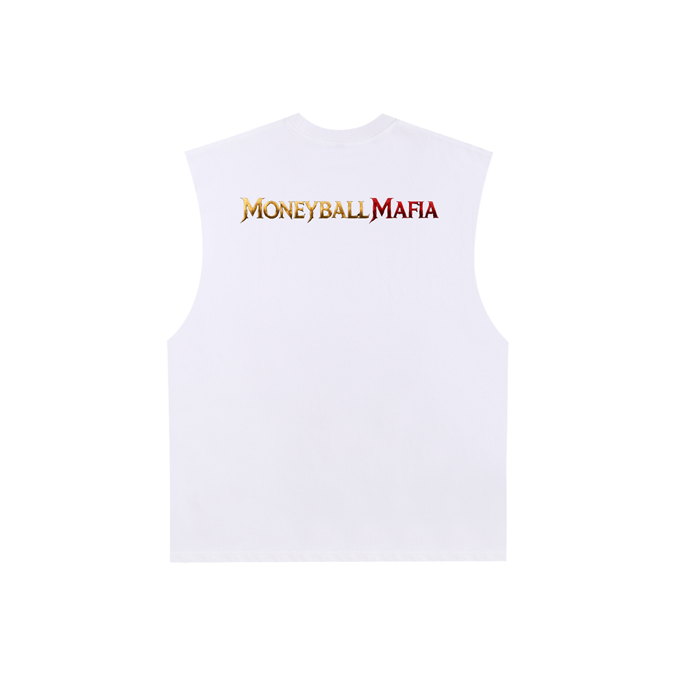 Thumbnail: Moneyball Mafia Tank - Raw Edge Cotton Tank Top