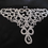 Thumbnail: Opulence Silver Filigree Rhinestone Choker/Collar Set