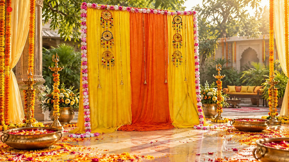 Thumbnail: Haldi backdrop kit