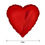 Thumbnail: Red Heart Foil Balloon (Helium-Filled)