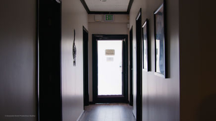 Artist Walkway to the studio