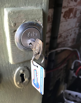 lock changed on shed door