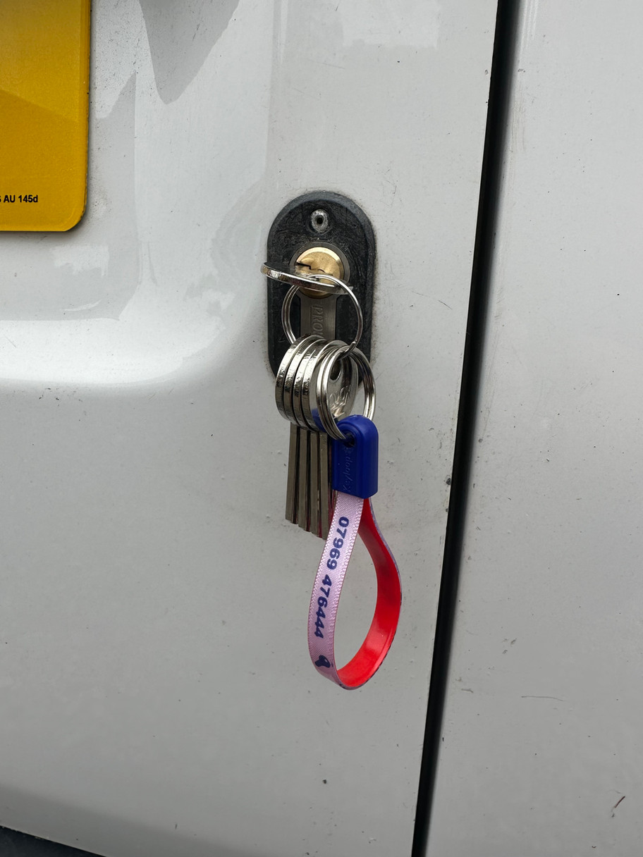 Locksmiths Gloucester open and replace lock on back of van 
