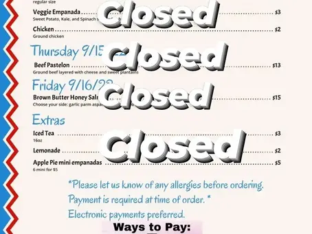 All orders are now closed.