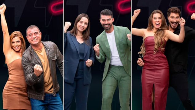 Adriana e Dhomini, Carol e Radamés e Rayanne e Victor estão na grande final do Power Couple Brasil 7.