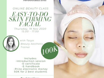 Easy-to-do Skin Firming Facial Online Beauty Class