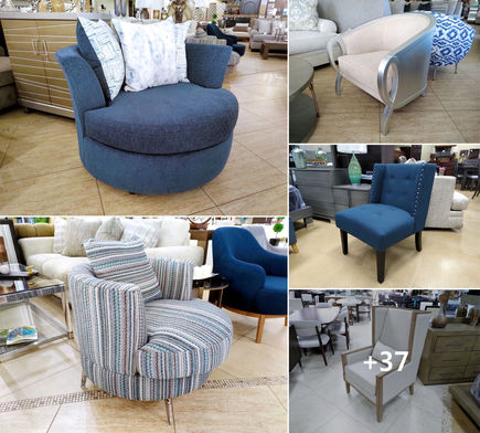 A WIDE VARIETY OF ACCENT CHAIRS