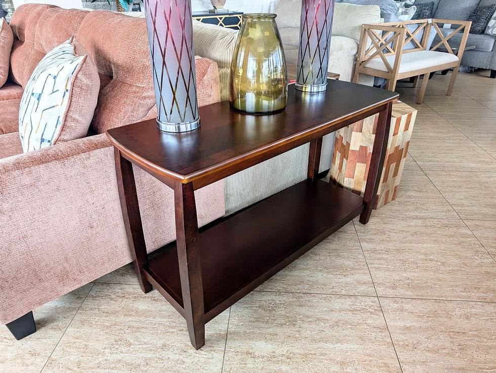 Sofa Table w/ Curved Legs