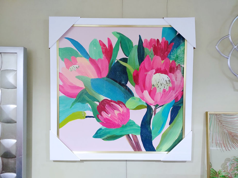 Framed Textured Painting