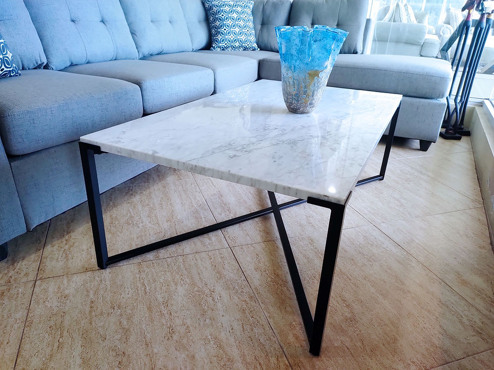 Marble Top Cocktail Table