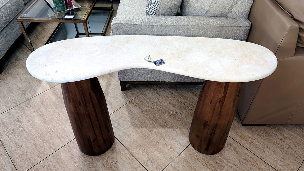 Marble Top Sofa Table