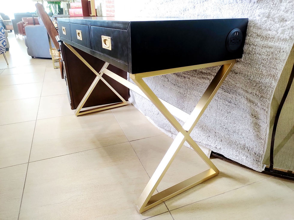 Elegant Desk w/ Side Charge Ports