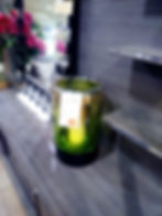 Glass Candle Holder