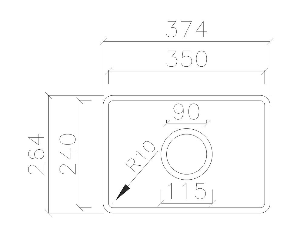 GRUNDRISS HT MIXA-R10-809 BL