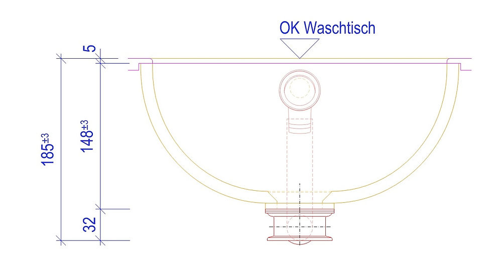 ANSICHT LAVABO CR-30