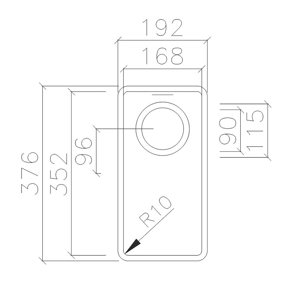 GRUNDRISS HT MIXA-R10-853 BL