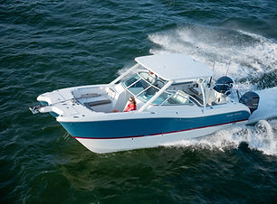 World Cat Boat on plane