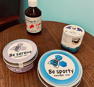 Massage waxes and oil