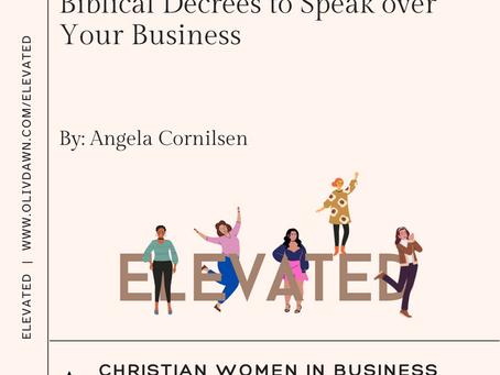 Biblical Decrees to Speak over Your Business