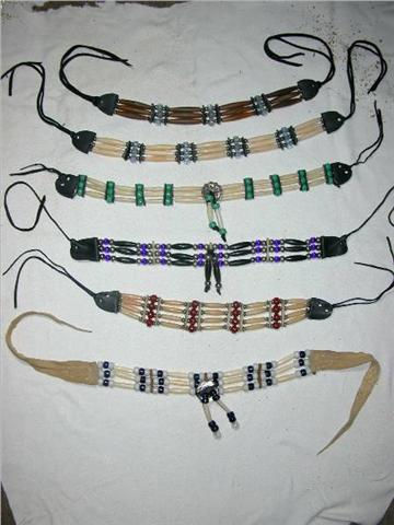 Thumbnail: Buffalo Horn and Bone Chokers