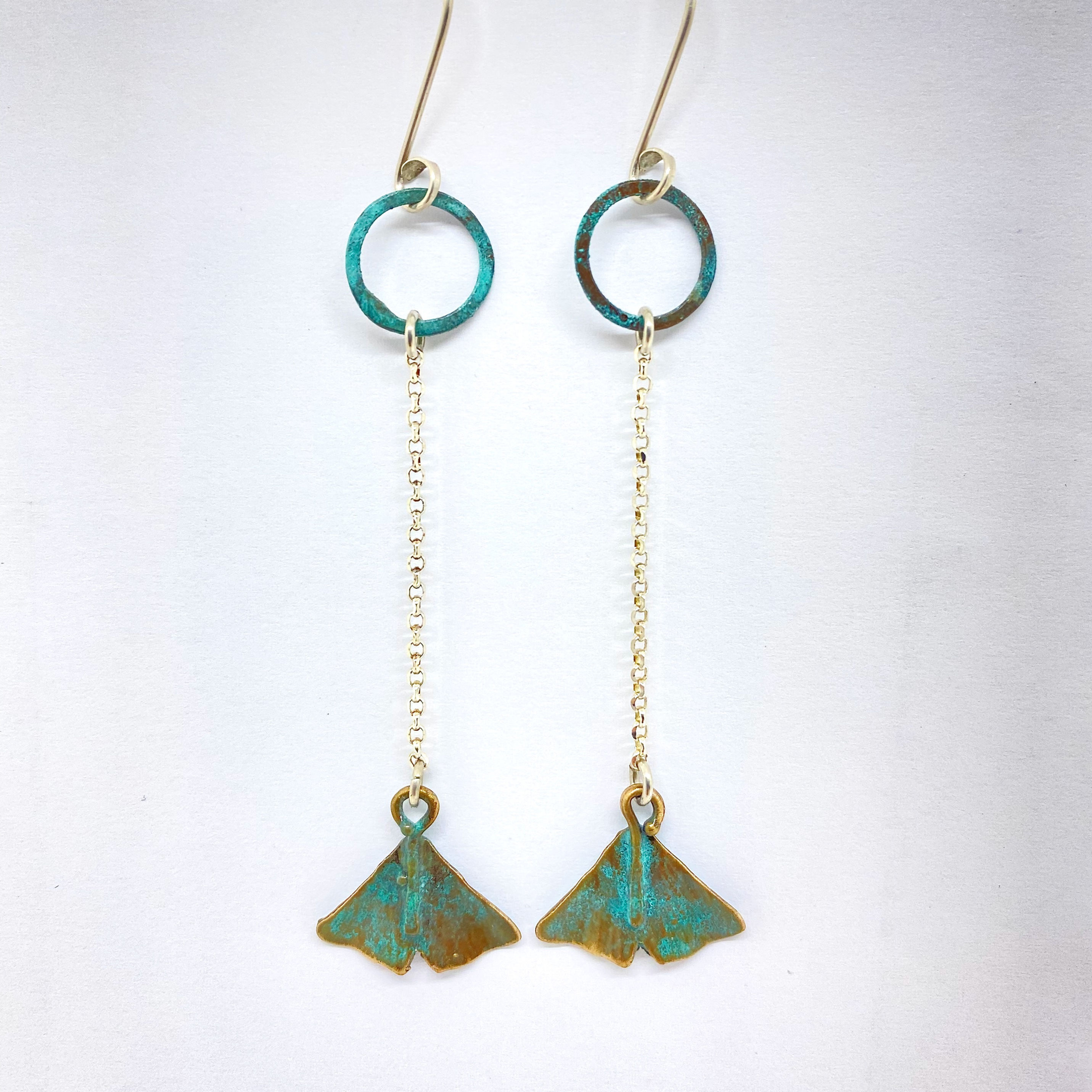 GINKGO THREAD EARRINGS